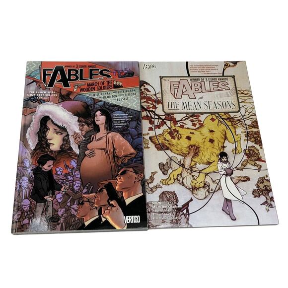 Fables Trade Paperback Lot Vol 4 5 New Graphic Novels (DC Comics, Vertigo) - Picture 1 of 2